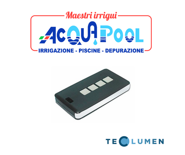 TELECOMANO A 4 CANALI PER TRASMETTITORE  -TECLUMEN