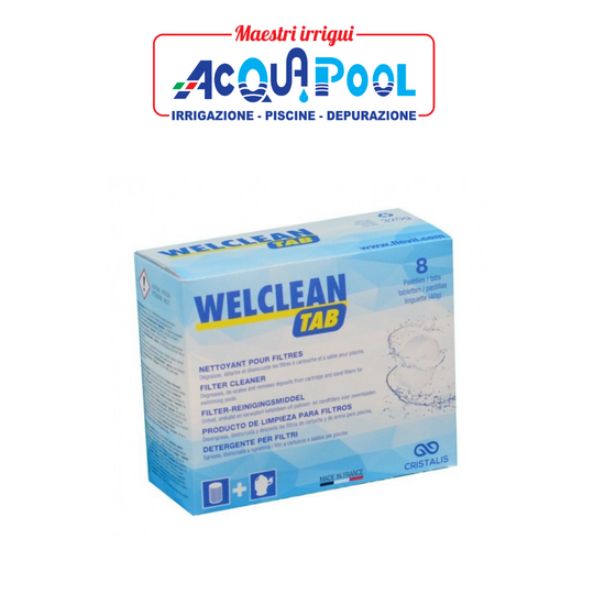 Welclean Tab - Flovil  Detergente in Pastiglie per Filtri