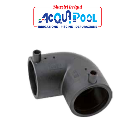 Gomito 90° Elettrosaldabile PE100 | Acqua PN 16 | Gas 10 Bar