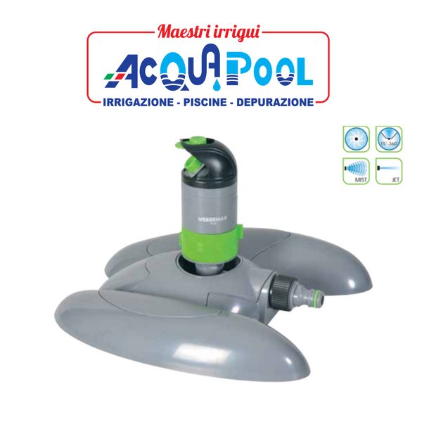 IRRIGATORE CIRCOLARI 360° O SETTORE  VERDEMAX ART . 9540