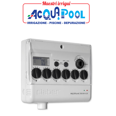 PROGRAMMATORE "Multipla AC 230/24 V LCD" CLABER ART. 8058