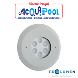 LAMPADA PERLA POWER TECLUMEN FIX NICCHIA E FLANGIA PVC