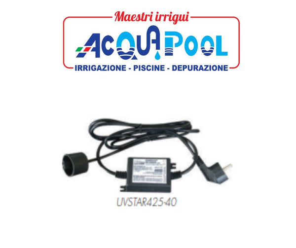 Alimentatore lampada UV 10/40W completo di cavi e quadripin