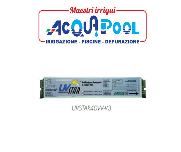 Ballast elettronico lampade max 40W/425mA