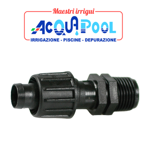 Raccordo per tape filettato maschio