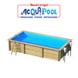 PISCINA FUORI TERRA WEVA RECTANLGE 8X4