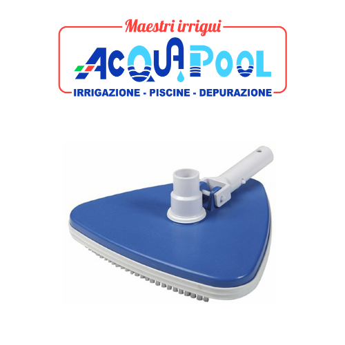 SPAZZOLA ASPIRAFANGO TRIANGOLARE PISCINA IN LINER