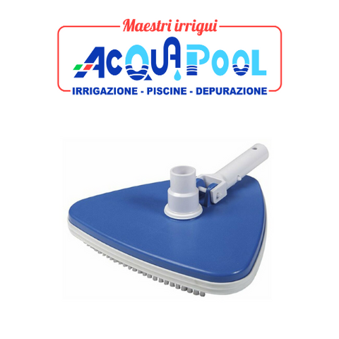 SPAZZOLA ASPIRAFANGO TRIANGOLARE PISCINA IN LINER