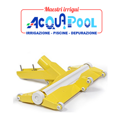 TESTATA ASPIRANTE 48 CM CON SPAZZOLA E RUOTE FAIRLOCK