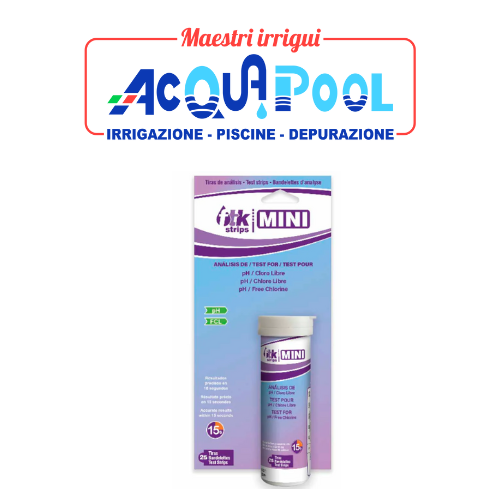 TEST A STRISCIE PER : CLORO LIBERO , PH