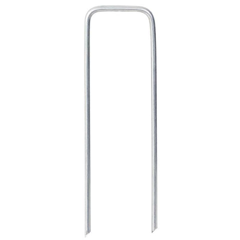 Picchetti fissatelo in acciaio per prati sintetici 30 pezzi  Ø3 h 14.5cm   cod.4434