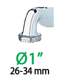 Presa rubinetto 3/4” - 1” CON GUARNIZIONE CLABER 8559