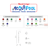 DOCCIA TRADIZIONALE RESINA "FUNNY YIN T 105" diverse colorazioni