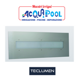 LAMPADA LED  MAGICLINEA  IN  NICCHIA E FLANGIA INOX RGBW OC 2 FILI TECLUMEN