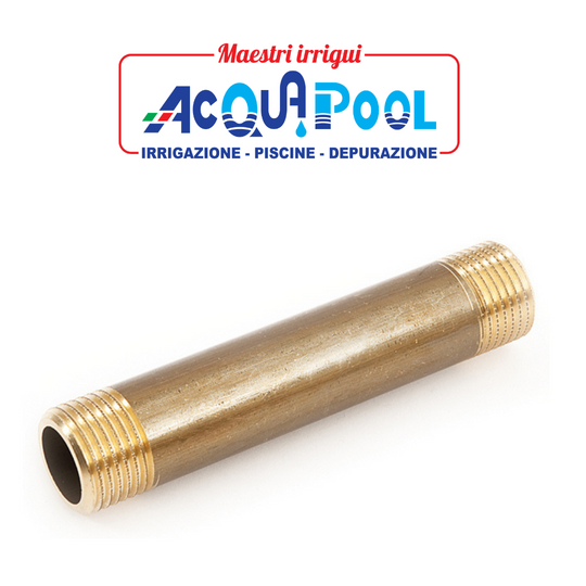 PROLUNGA M/M IN OTTONE FILETTATO