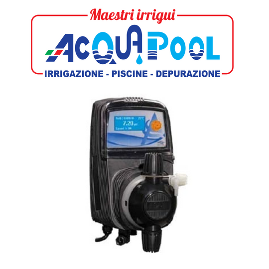 Pompa dosatrice elettromagnetica digitale con strumento integrato per il controllo del pH o del Rx (ORP) HC151+
