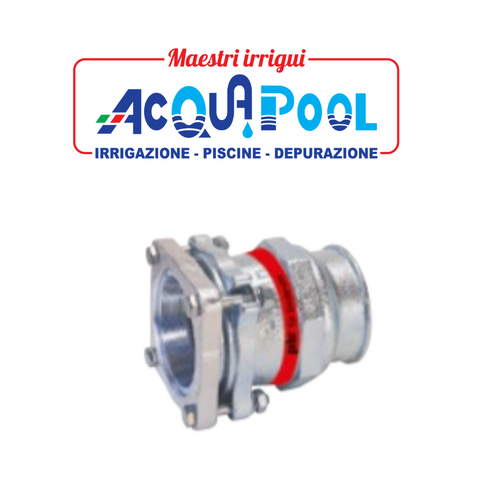 RACCORDO A COMPRESSIONE TIPO I + IF PER TUBI IN ACCIAIO NERO TIPO BOLLITORE  SERIE 220 BOLLITORE 70 mm – 108 mm