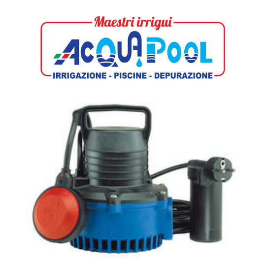 POMPA SOMMERGIBILE PER DRENAGGIO CALPEDA GM 10