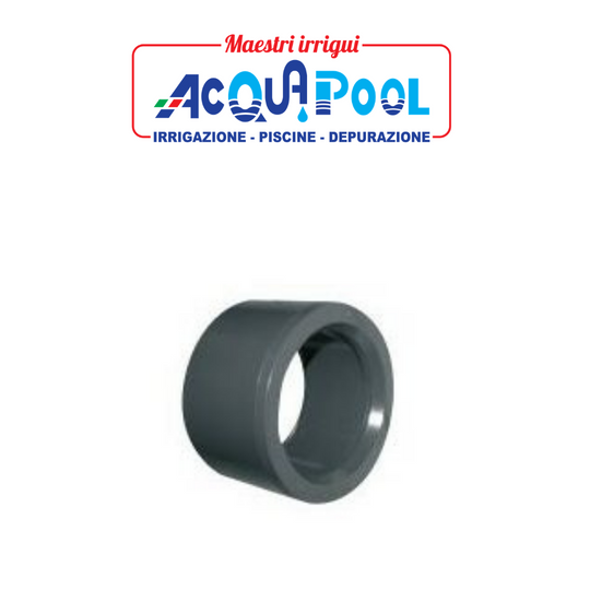 BUSSOLA DI RIDUZIONE M/F IN PVC AD INCOLLAGGIO