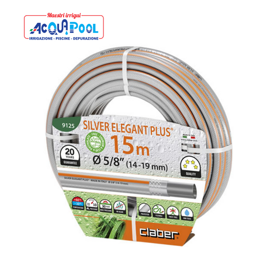 Silver Elegant Plus Ø 5/8” CLABER ART. 9125-26-27