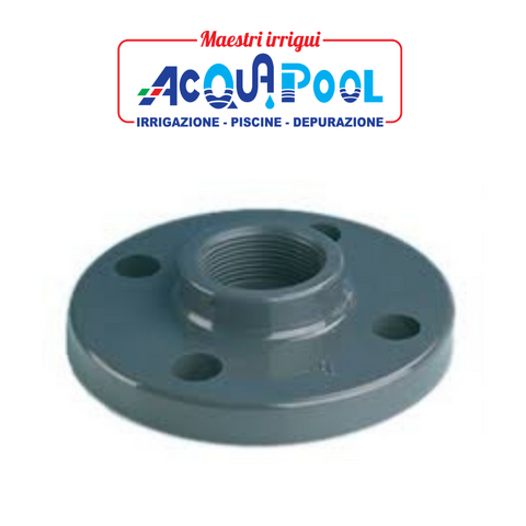 FLANGIA FISSA FILETTATA F IN PVC