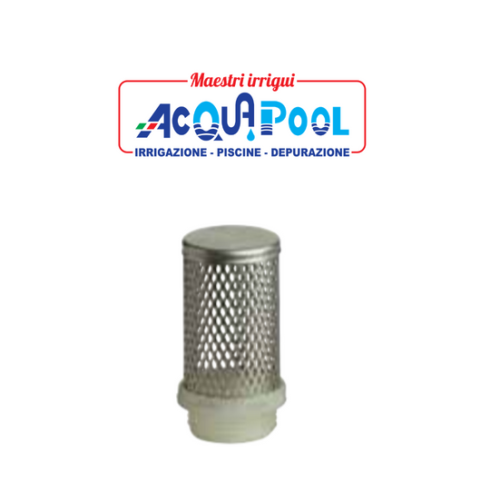 FILTRO INOX CON RACCORDO IN NYLON