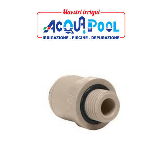 TERMINALE DIRITTO Filettatura cilindrica Superseal John Guest  PACCO 10 PEZZI