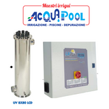 Impianti a raggi ultravioletti MOD .316UV8X80-LCD CON QUADRO DI COMANDO