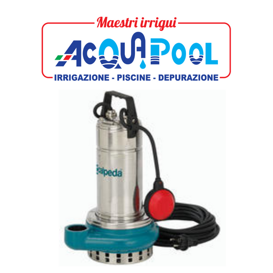POMPE SOMMERGIBILI PER DRENAGGIO "GQR" CALPEDA