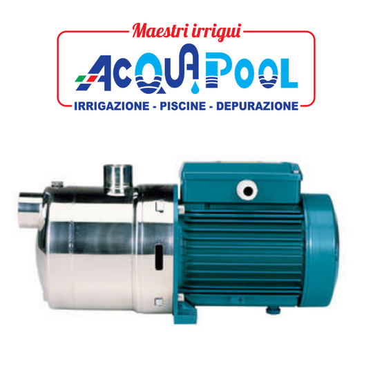 POMPA MULTISTADIO ORIZZONTALE MONOBLOCCO IN ACCIAIO INOSSIDABILE  MXH / MXHL / MXH-F  CALPEDA