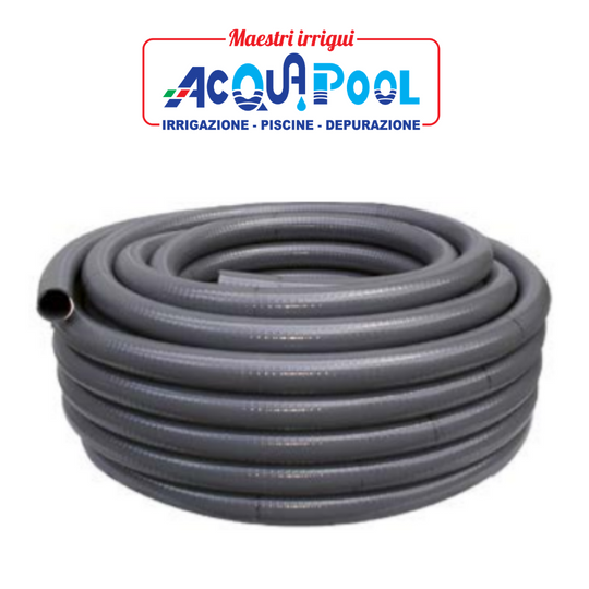 TUBO SEMIRIGIDO HIDROTUBO 2150  IN PVC DI COLORE GRIGIO PREZZO AL METRO