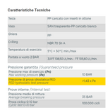 CONTENITORE PER CARTUCCE -CON INSERTO IN OTTONE FP3 DUPLEX