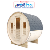 SAUNA ESTERNA " GAIA BELLA " 160 X 205 X 220 cm 3 posti