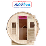 SAUNA ESTERNA " GAIA BELLA " 160 X 205 X 220 cm 3 posti