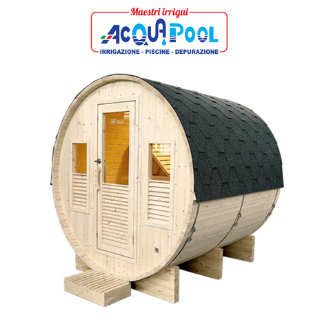 SAUNA ESTERNA "OMEGA " 200 X 205 X 220 6 POSTI