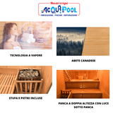 SAUNA " ZEN " 4 VERSIONI DISPONIBILI