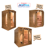 SAUNA " SPECTRA " DA 2 A 4 PERSONE