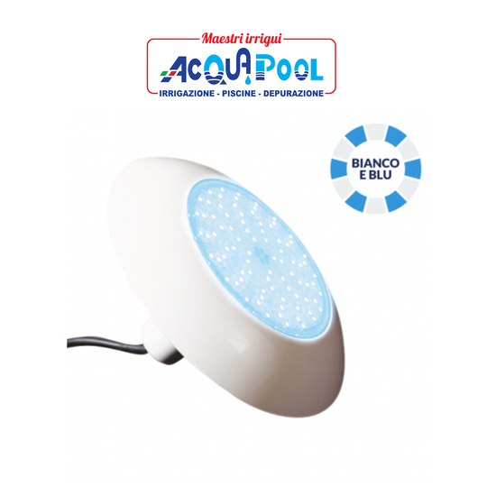 Faro LED per bocchetta piscina Ø 297 mm Bianco-Blu da 2070 Lumen - 35 W  ( Aqua )
