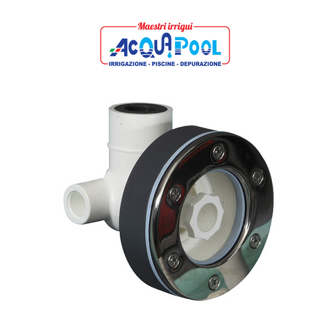BOCCHETTA IDRO X CA +LINER CON FLANGIA INOX AISI 316 L