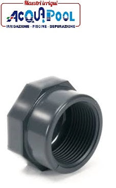 Calotta in PVC filettata