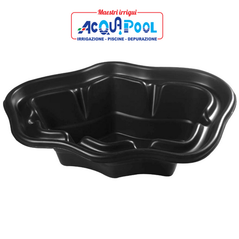 Laghetto Artificiale Verdemax 8607 Da 120 Litri - Vasca In Polietilene Per Giardino 120x90x40cm - Foto 1