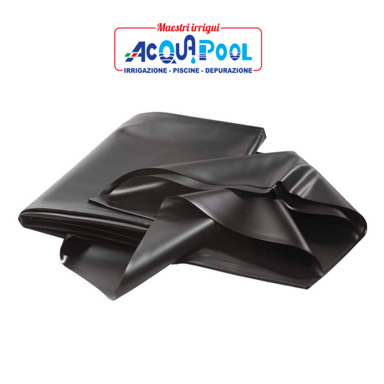 Telo in PVC per fondali, nero pretagliati