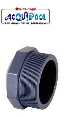 Tappo in PVC filettato maschio