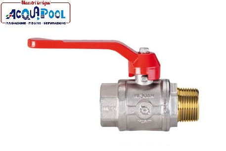Valvola a sfera in ottone m/f